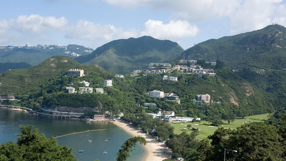 Forbes The houses at Deep Water Bay.